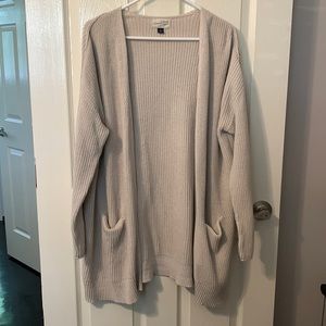 XXL cream cardigan